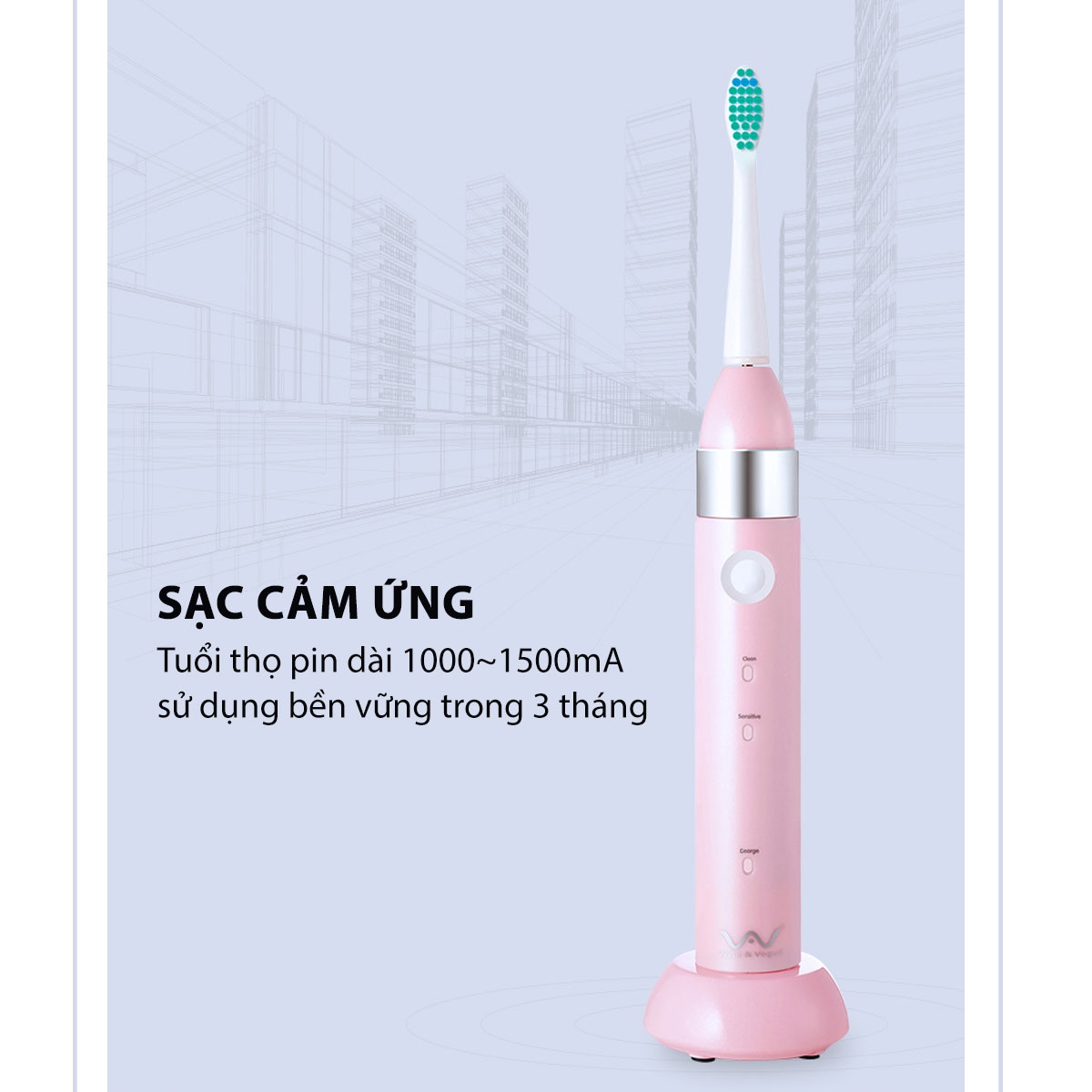 Bàn Chải Đánh Răng Thông Minh Vivid&Vogue VAVV1 1