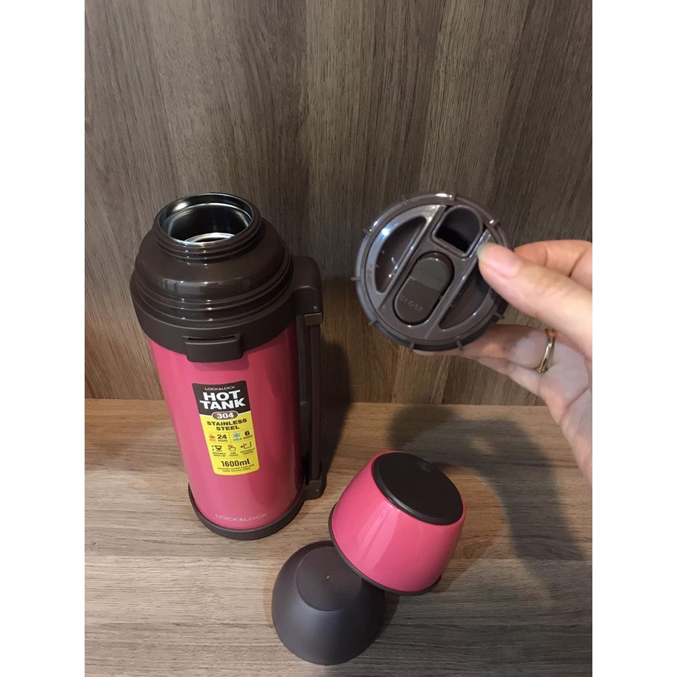 Bình Giữ Nhiệt City Vacuum Lock&Lock Olympic Beijing LHC1446PIK (1.6L)