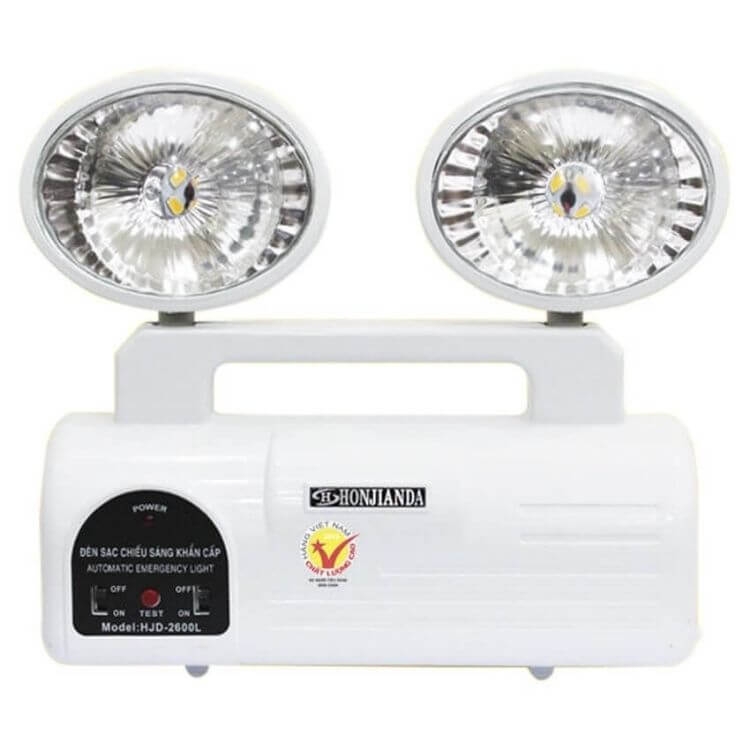 Đèn Sạc 2 Bóng LED Honjianda HJD-2600L