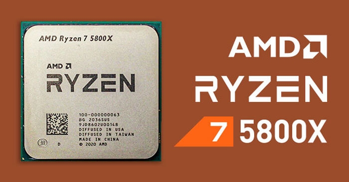 CPU AMD Ryzen 7 5800X (8C/16T, 3.80 GHz - 4.70 GHz, 32MB) - AM4 1
