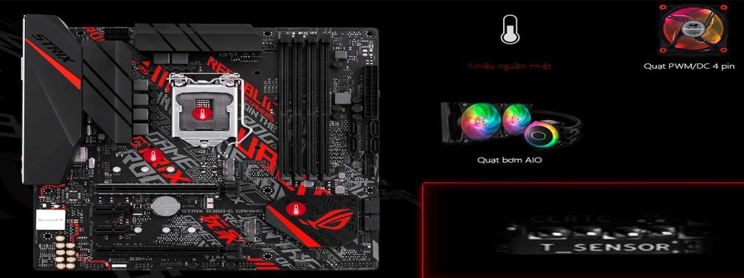 Mainboard ASUS ROG STRIX B360-G GAMING 6