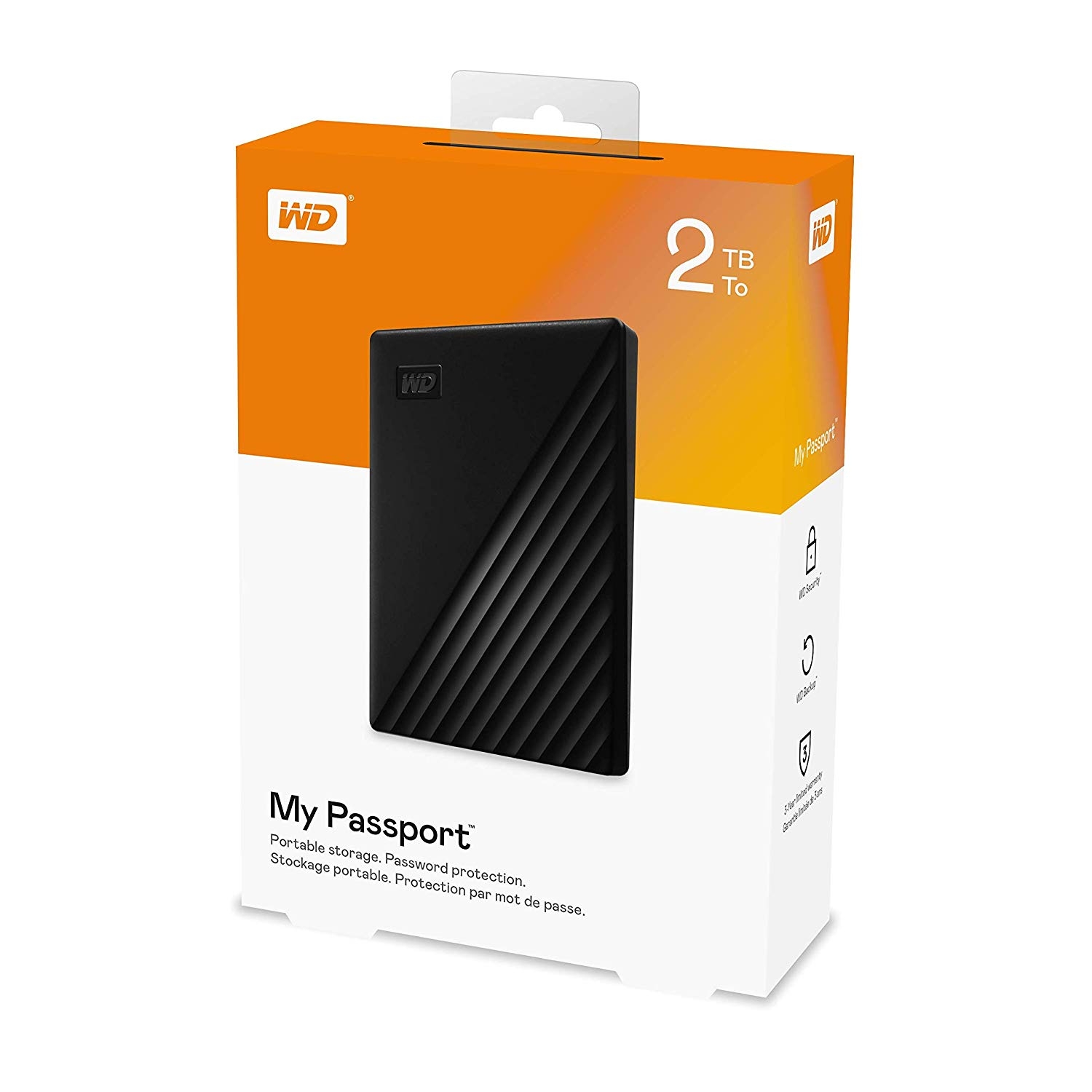 Ổ Cứng Di Dộng HDD WD My Passport 2TB 2.5