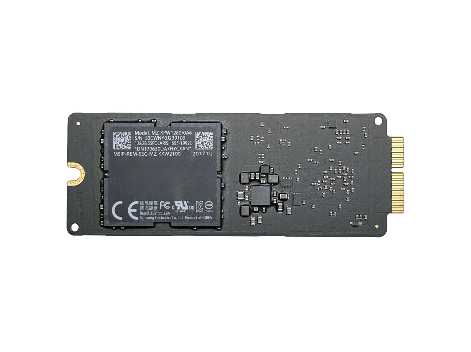 SSD Apple Samsung MZ-KPW1280/0A6 128GB