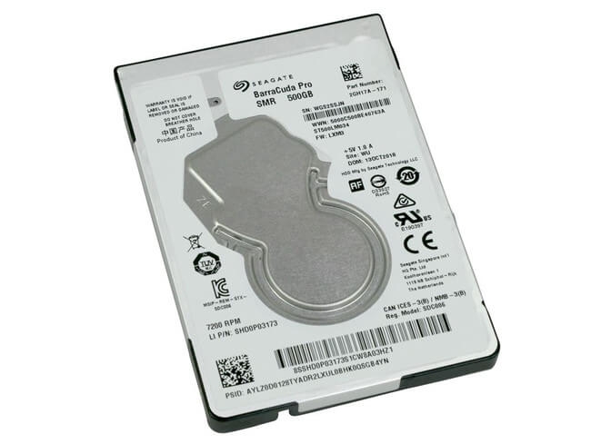 Ổ Cứng Laptop HDD Seagate BarraCuda Pro 500GB 7200rpm ST500LM034