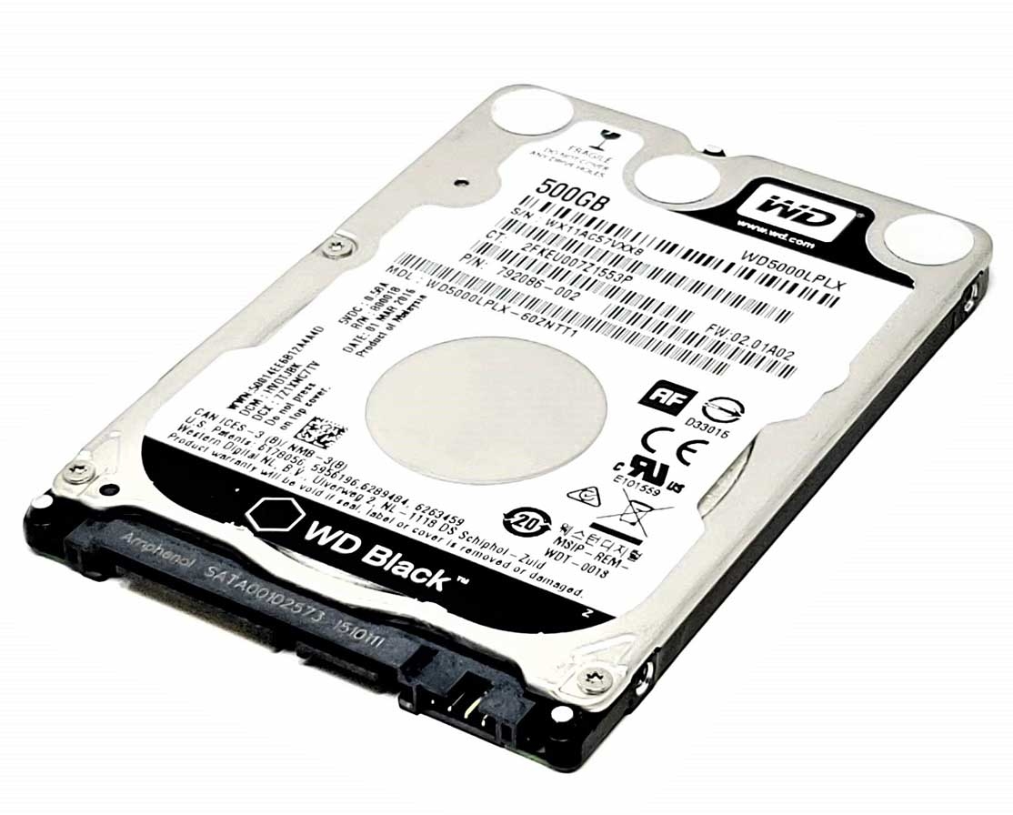 Ổ Cứng Laptop HDD WD Black 2.5 Inch 500GB 7200rpm WD5000LPLX
