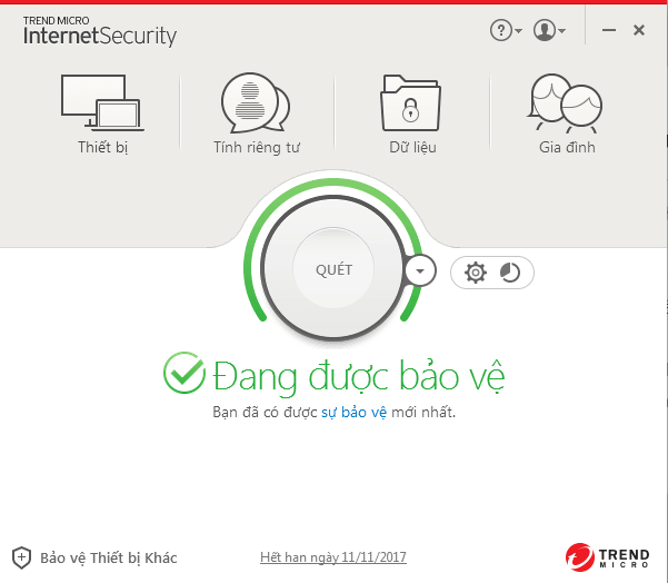 Phần Mềm Diệt Virus Trend Micro Internet Security Bản Quyền 1 PC 12 Tháng 2