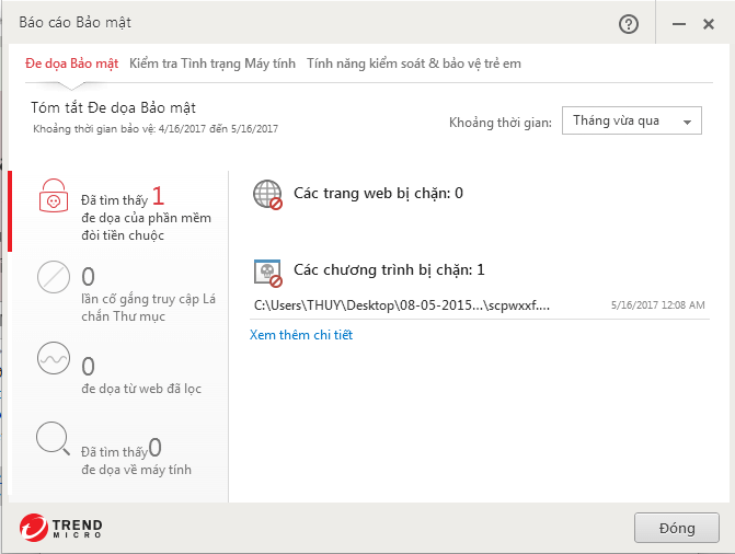 Phần Mềm Diệt Virus Trend Micro Internet Security Bản Quyền 1 PC 12 Tháng 3
