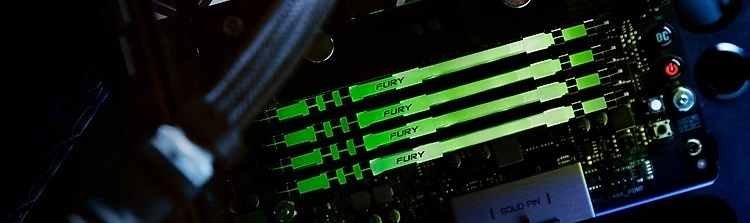 Ram Desktop Kingston Fury Beast RGB (KF432C16BBAK2/16) 16GB (2x8GB) DDR4 3200Mhz