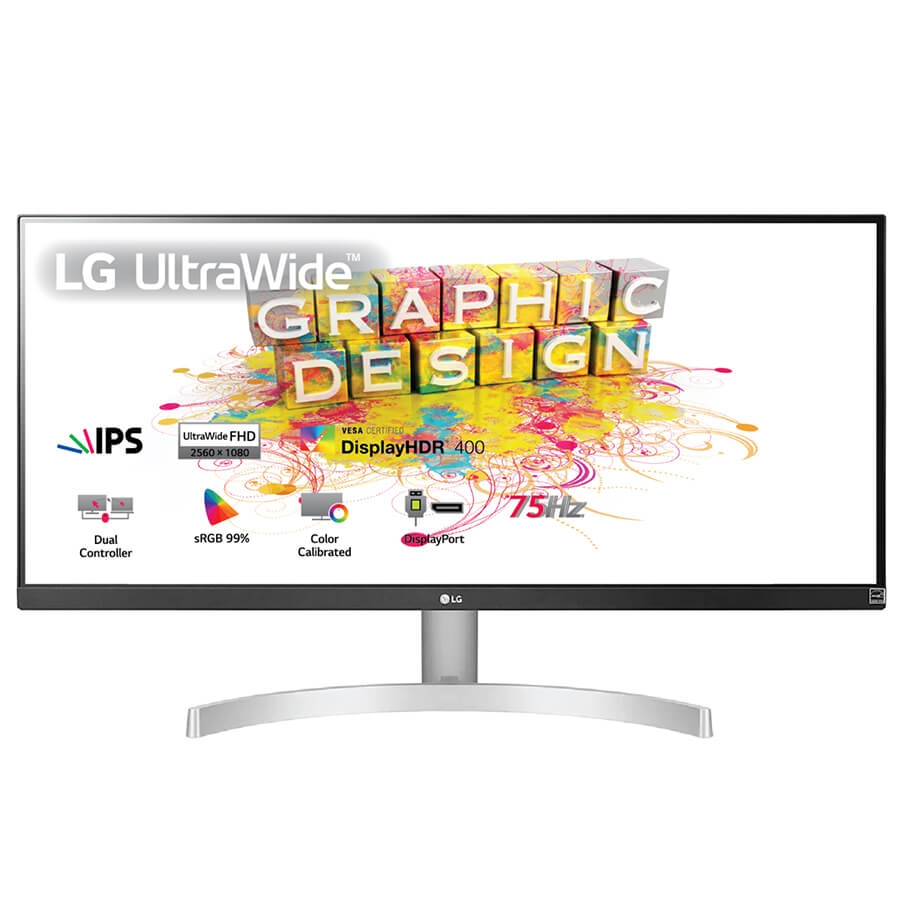 Màn Hình LG 29 inch UltraWide 29WN600-W Full HD (2560x1080) 5ms 75Hz HDR IPS AMD Maxx Audio (7Wx2) FreeSync