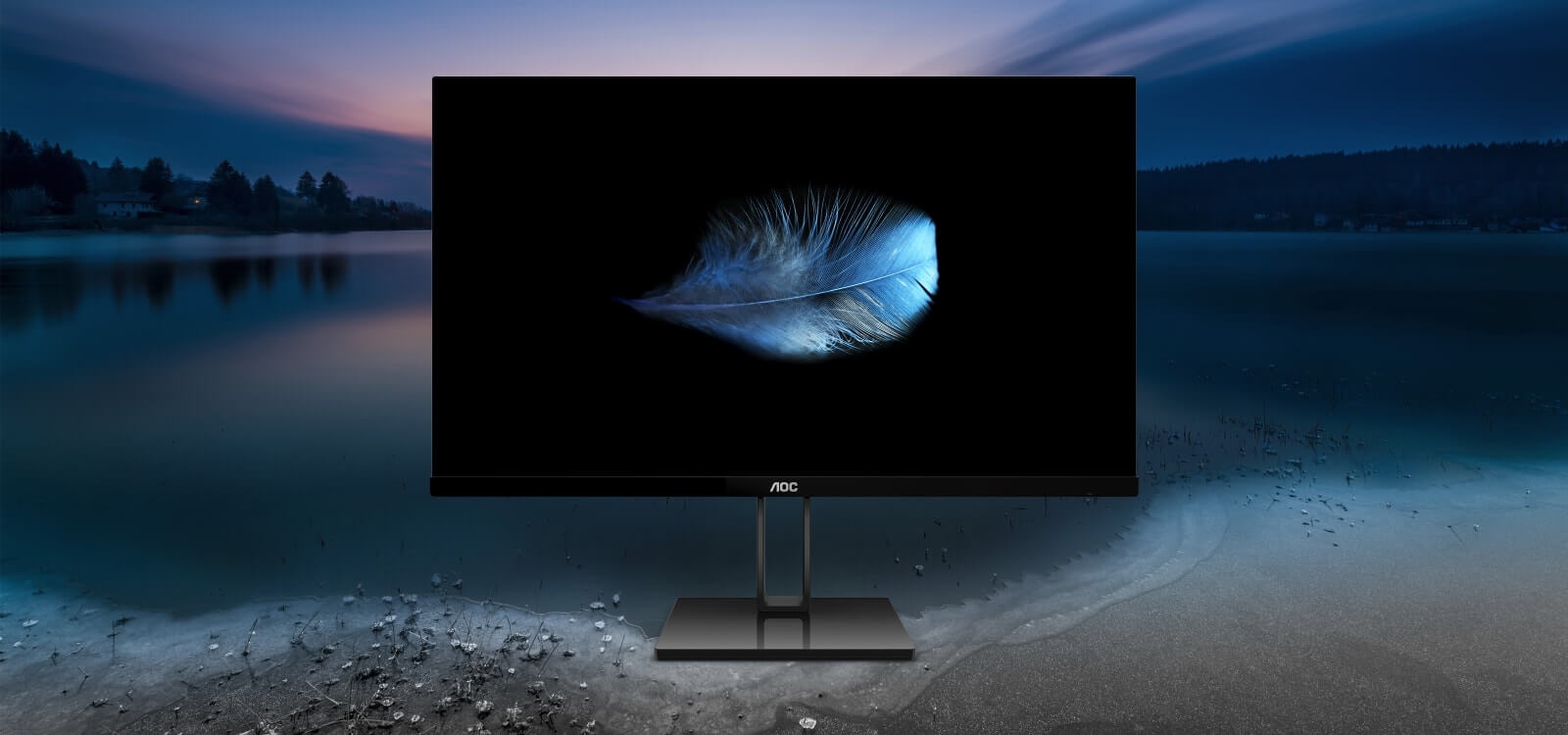 Màn Hình Máy Tính AOC 27V2Q 27'' FHD (1920x1082) 5ms 75Hz IPS AMD FreeSync 2