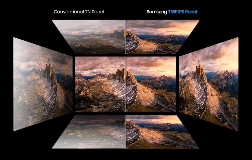 Màn Hình Máy Tính Samsung LF24T350FHEXXV 24 inch FHD 75Hz 2