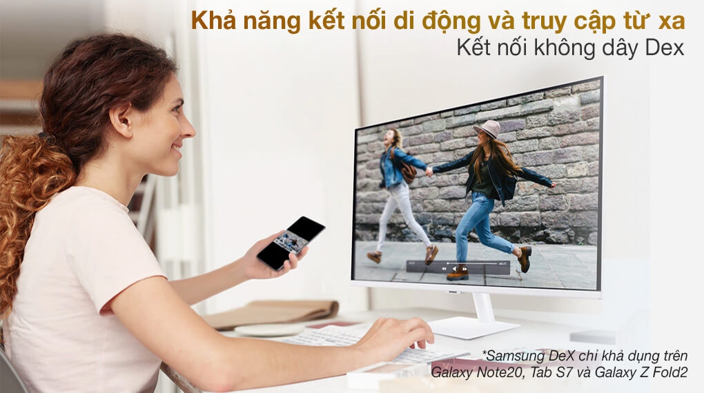 Màn Hình Thông Minh Smart Monitor Samsung LS27AM501NEXXV 27inch 3