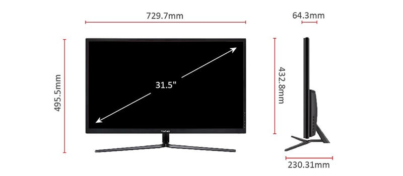 Màn Hình Máy tính Viewsonic VX3211-4K-MHD 32 inch 4K 1