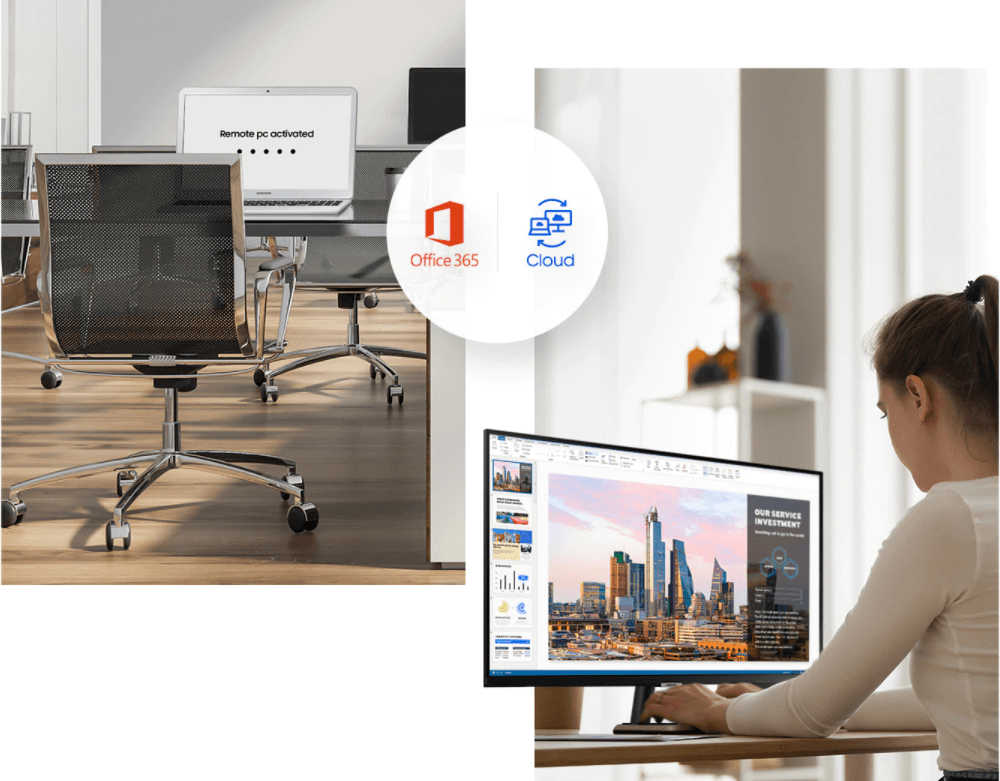 Màn Hình Thông Minh Smart Monitor Samsung LS32AM500NEXXV 32inch/Full HD (1920x1080) 8ms/60Hz/VA/Tích Hợp Loa/Hệ Điều Hành Tizen 4