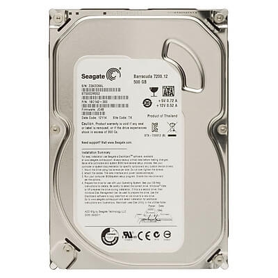 Ổ Cứng Trong Seagate 500GB/16MB/7200/3.5 - ST500DM002