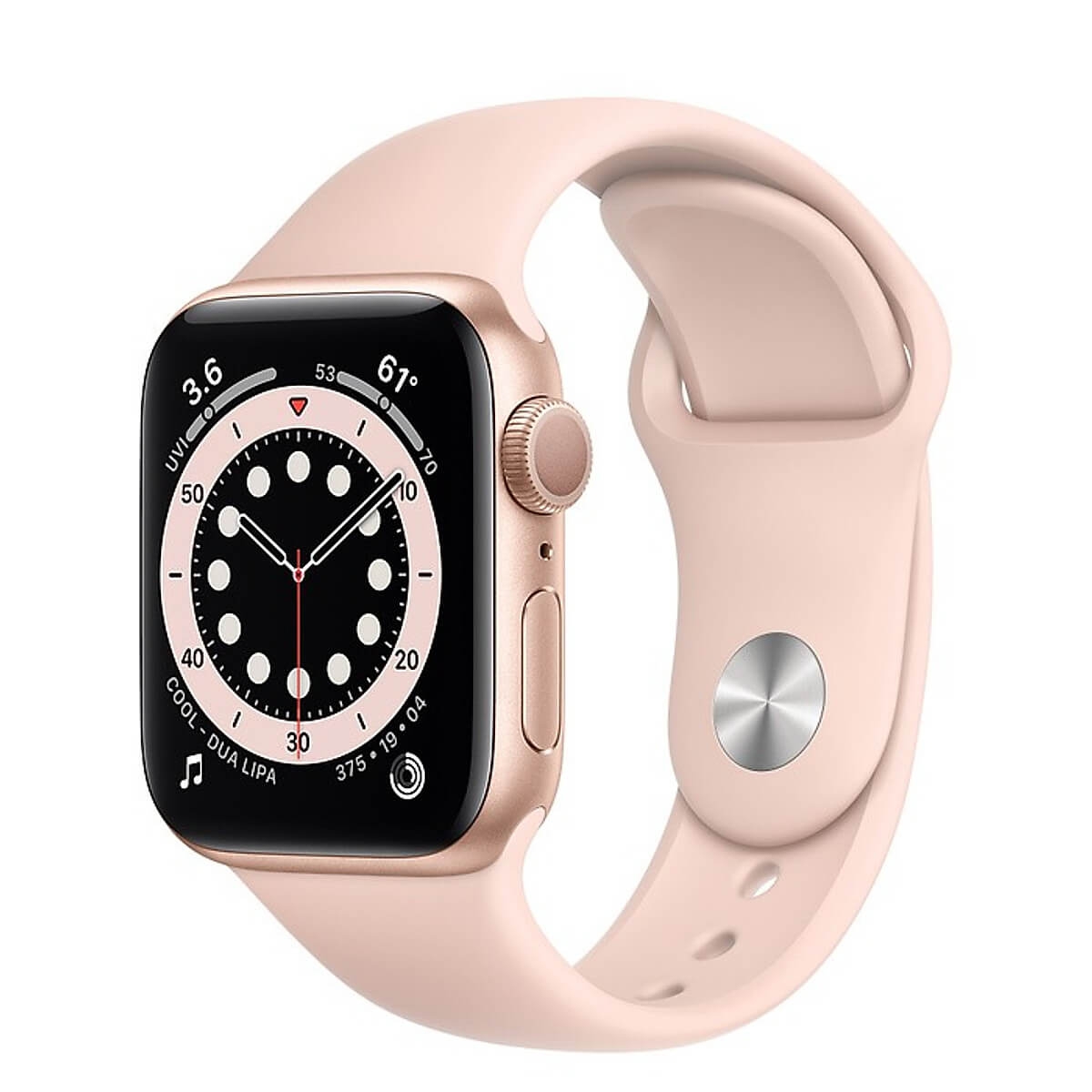 Đồng Hồ Thông Minh Apple Watch Series 6 GPS Only Aluminum Case With Sport Band (Viền Nhôm & Dây Cao Su) 40mm - New Seal