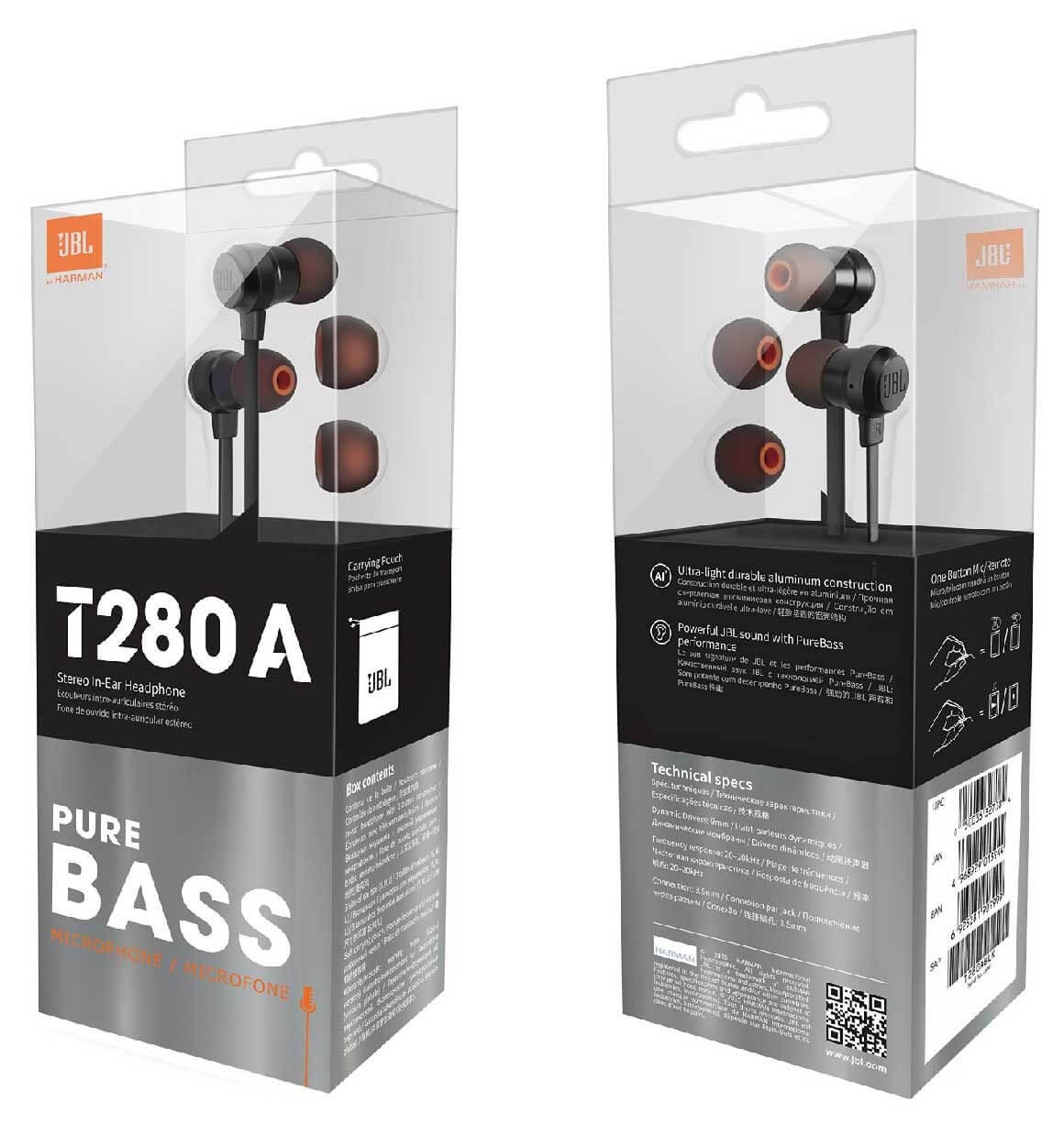 Tai nghe Nhét Tai JBL T280A Android 1