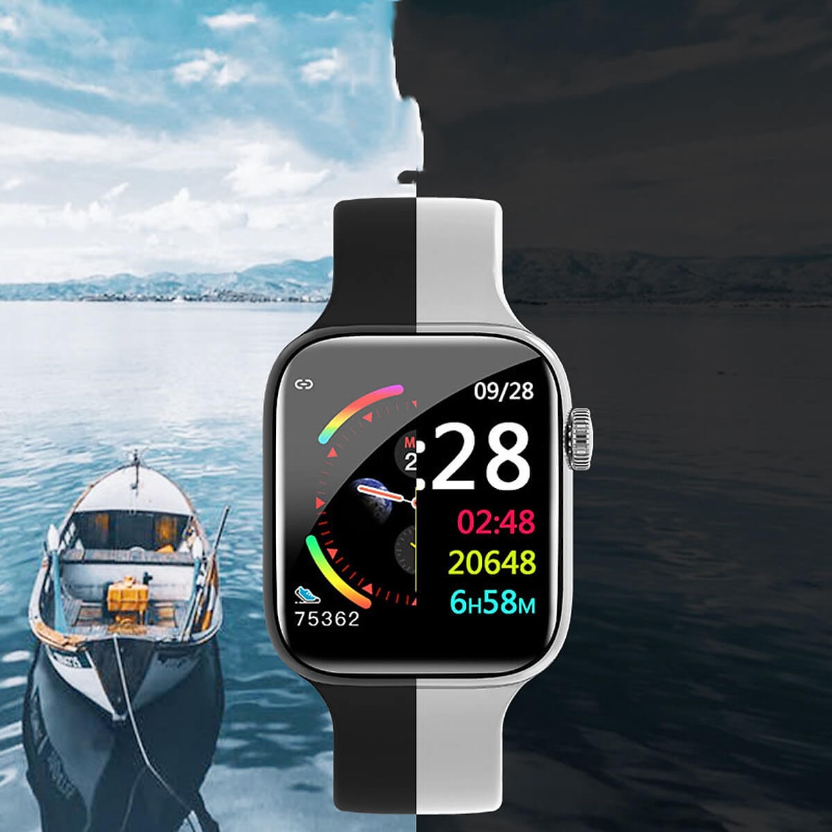 Đồng Hồ Thông Minh Cao Cấp ANNCOE WATCH 5 Chống Nước IP67 Theo Dõi Sức Khỏe Đo Huyết Áp Đo Nhịp Tim 1