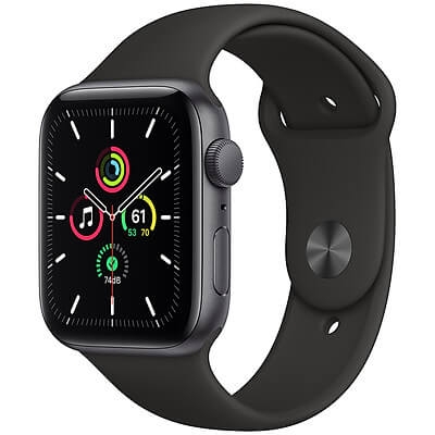 Đồng Hồ Thông Minh Apple Watch SE GPS Only Aluminum Case With Sport Band (Viền Nhôm & Dây Cao Su) 44mm - New Seal
