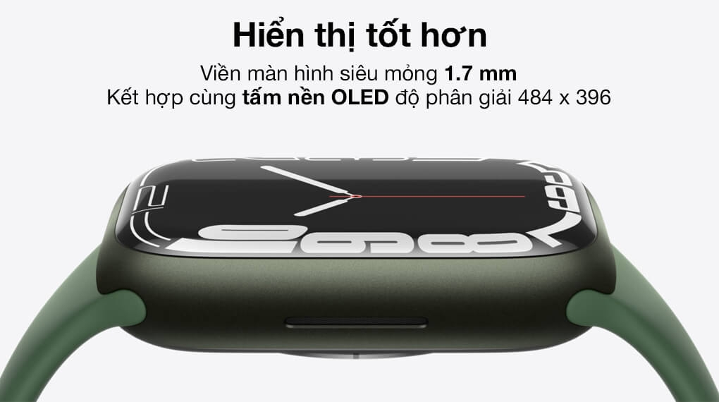 Đồng Hồ Thông Minh Apple Watch Series 7 GPS + Cellular (4G) Aluminum Case With Sport Band (Viền Nhôm & Dây Cao Su) 41mm - New Seal 2