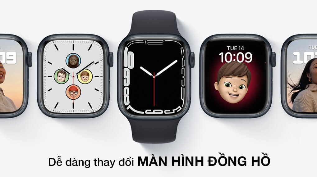 Đồng Hồ Thông Minh Apple Watch Series 7 GPS + Cellular (4G) Aluminum Case With Sport Band (Viền Nhôm & Dây Cao Su) 41mm - New Seal 5