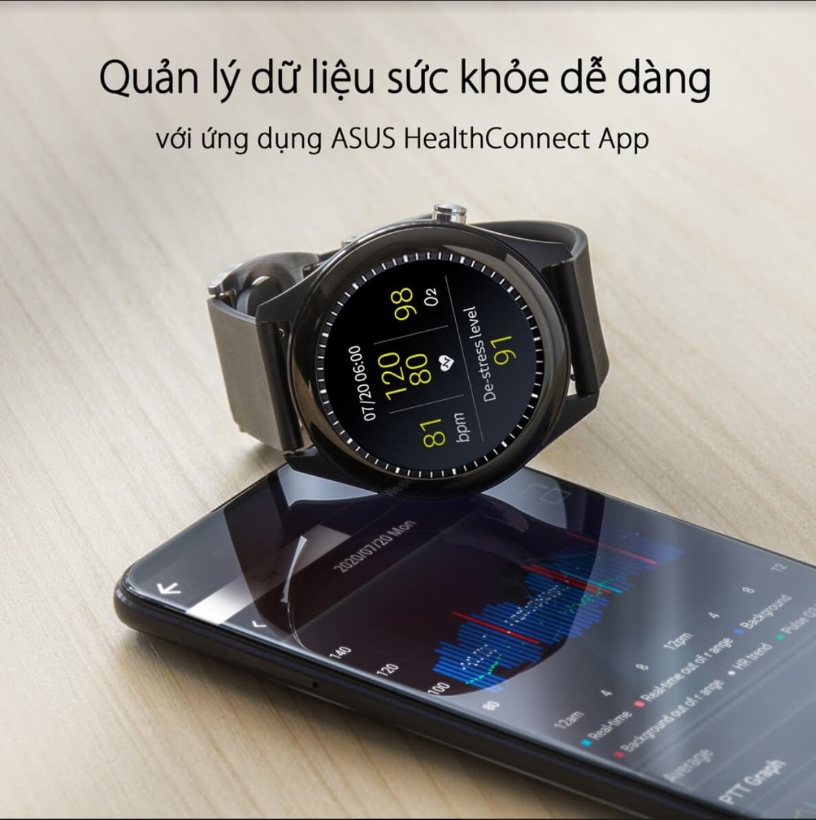 Đồng Hồ Thông Minh Asus Vivowatch SP (Đo nồng độ O2 trong máu - đo huyết áp) 2