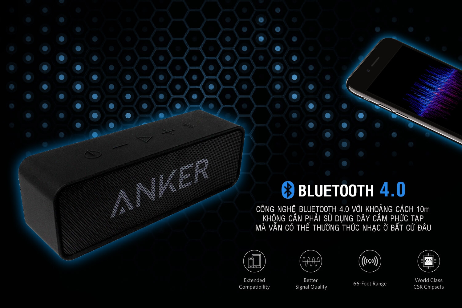 Loa Bluetooth Anker SoundCore 6W - A3102 3