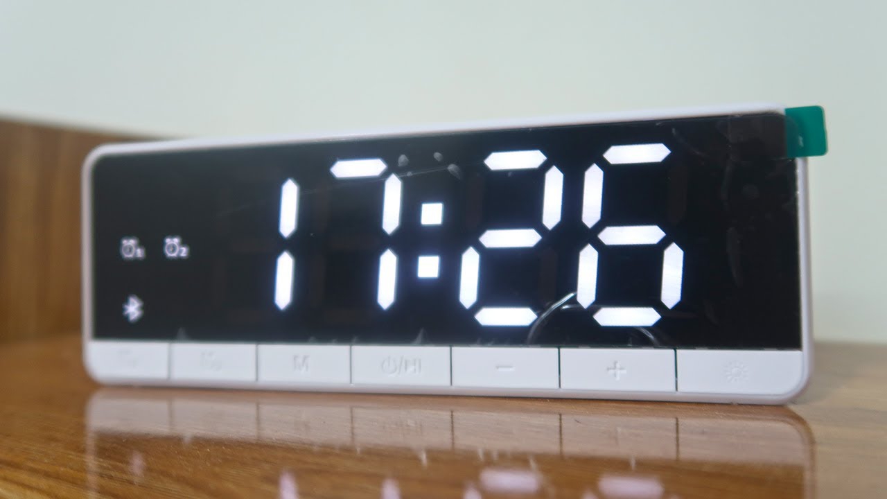 Loa Bluetooth Có Đồng Hồ Mặt Gương