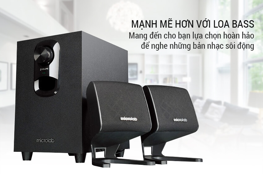 Loa Vi Tính Microlab M-108 2.1 (11W)