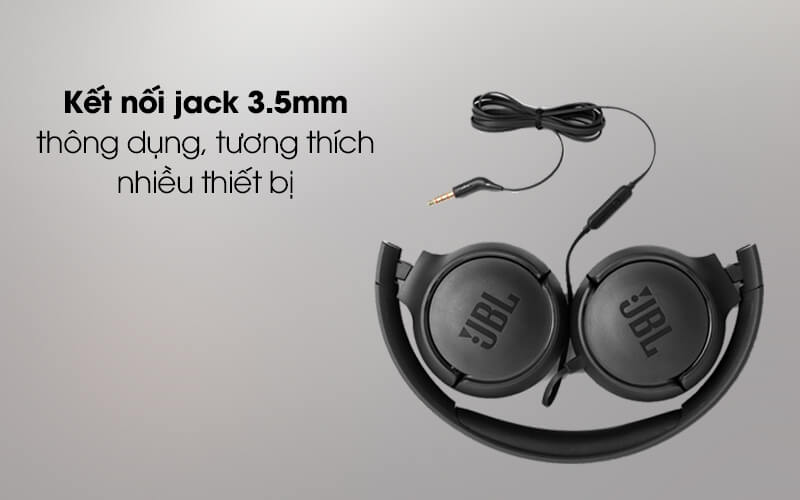 Tai Nghe Có Dây Chụp Tai On-ear JBL T500