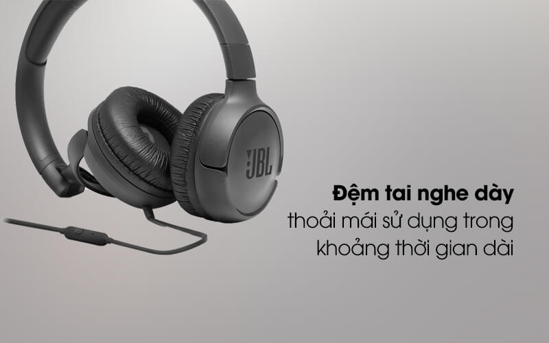 Tai Nghe Có Dây Chụp Tai On-ear JBL T500 2
