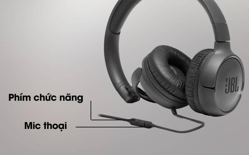 Tai Nghe Có Dây Chụp Tai On-ear JBL T500 3