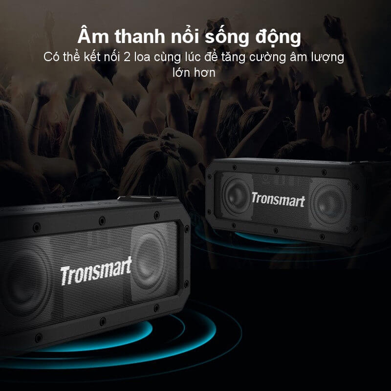 Loa Di Động Bluetooth Chống Nước IPX7 40W Tronsmart Element Force+ 6