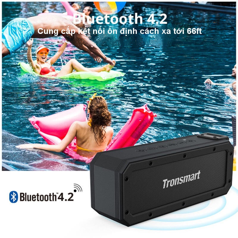 Loa Di Động Bluetooth Chống Nước IPX7 40W Tronsmart Element Force+ 10