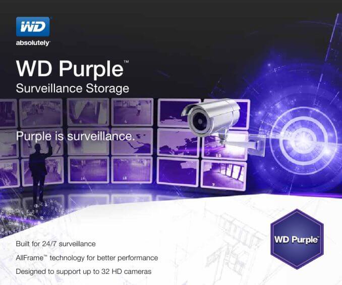 Ổ Cứng HDD Camera WD Purple 6TB ntelliPower - WD62PURZ 3