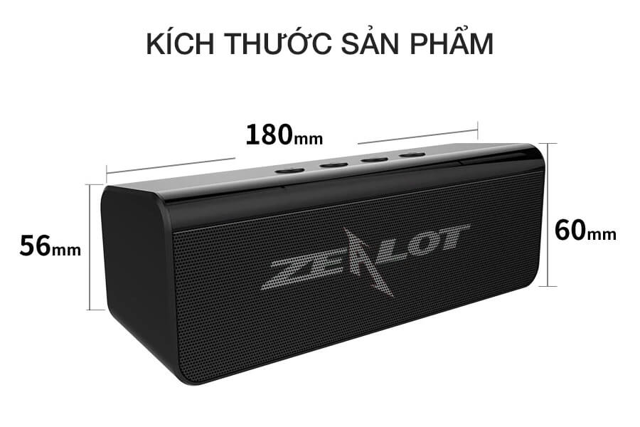 Loa Bluetooth Nghe Nhạc Không Dây Zealot S31