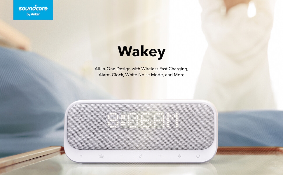 Loa Bluetooth Anker Soundcore Wakey Hỗ Trợ Sạc Không Dây Và Đồng Hồ Báo Thức Thông Minh - A3300 1