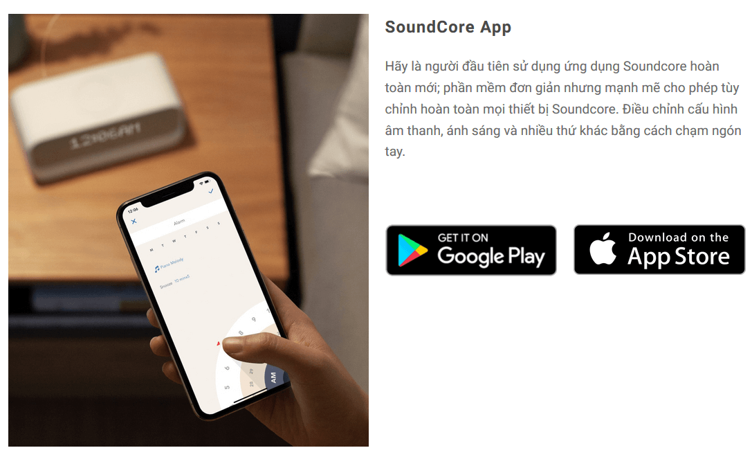 Loa Bluetooth Anker Soundcore Wakey Hỗ Trợ Sạc Không Dây Và Đồng Hồ Báo Thức Thông Minh - A3300 8