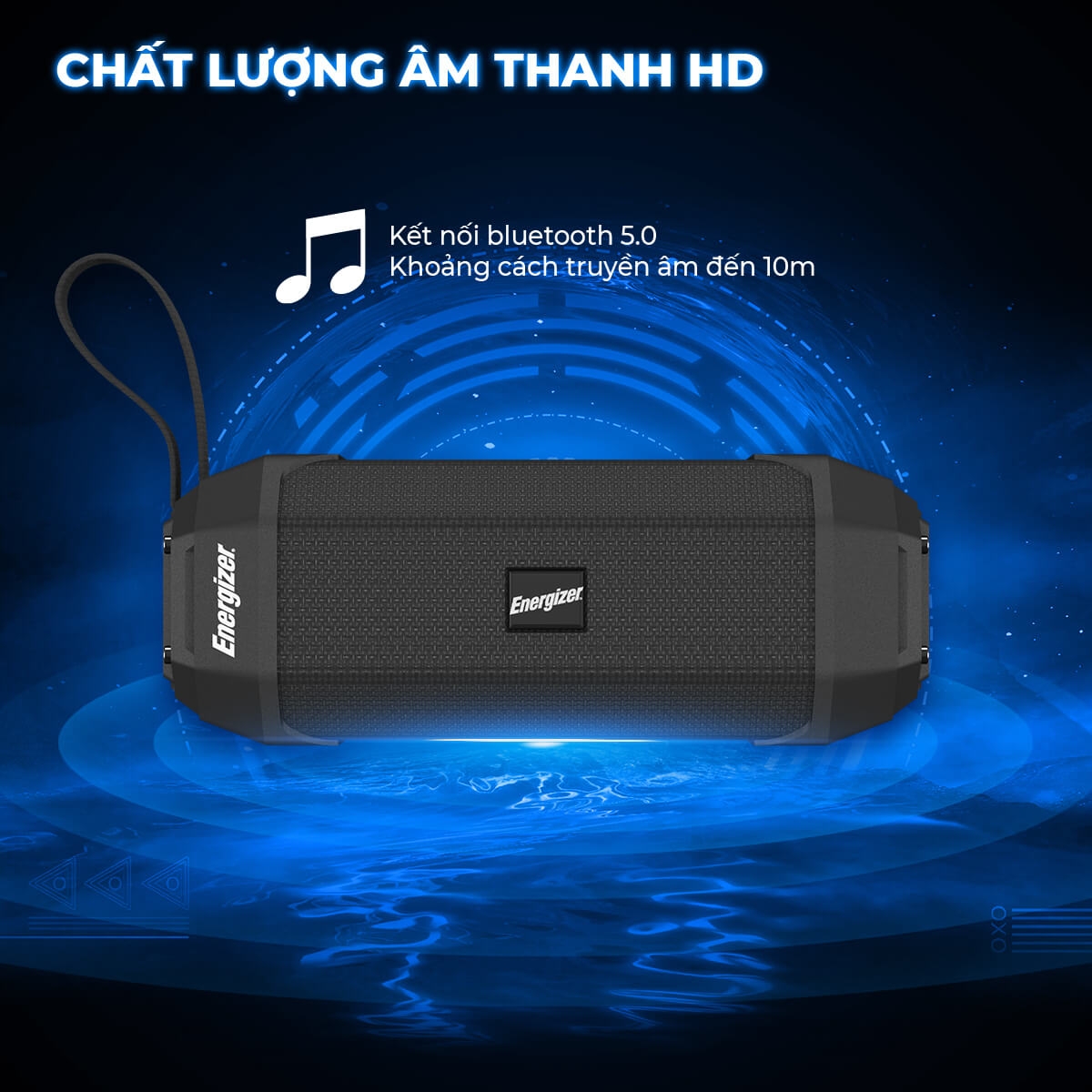 Loa Bluetooth Energizer BTS-104 Kiêm Sạc Dự Phòng 2