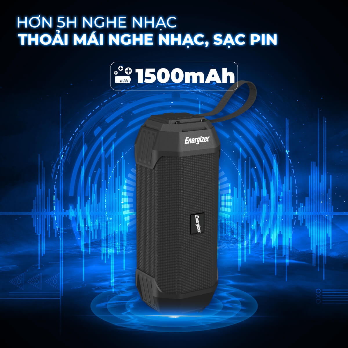 Loa Bluetooth Energizer BTS-104 Kiêm Sạc Dự Phòng 4