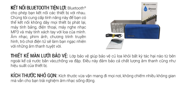 Loa Bluetooth Thonet and Vander Frei BLACK 4