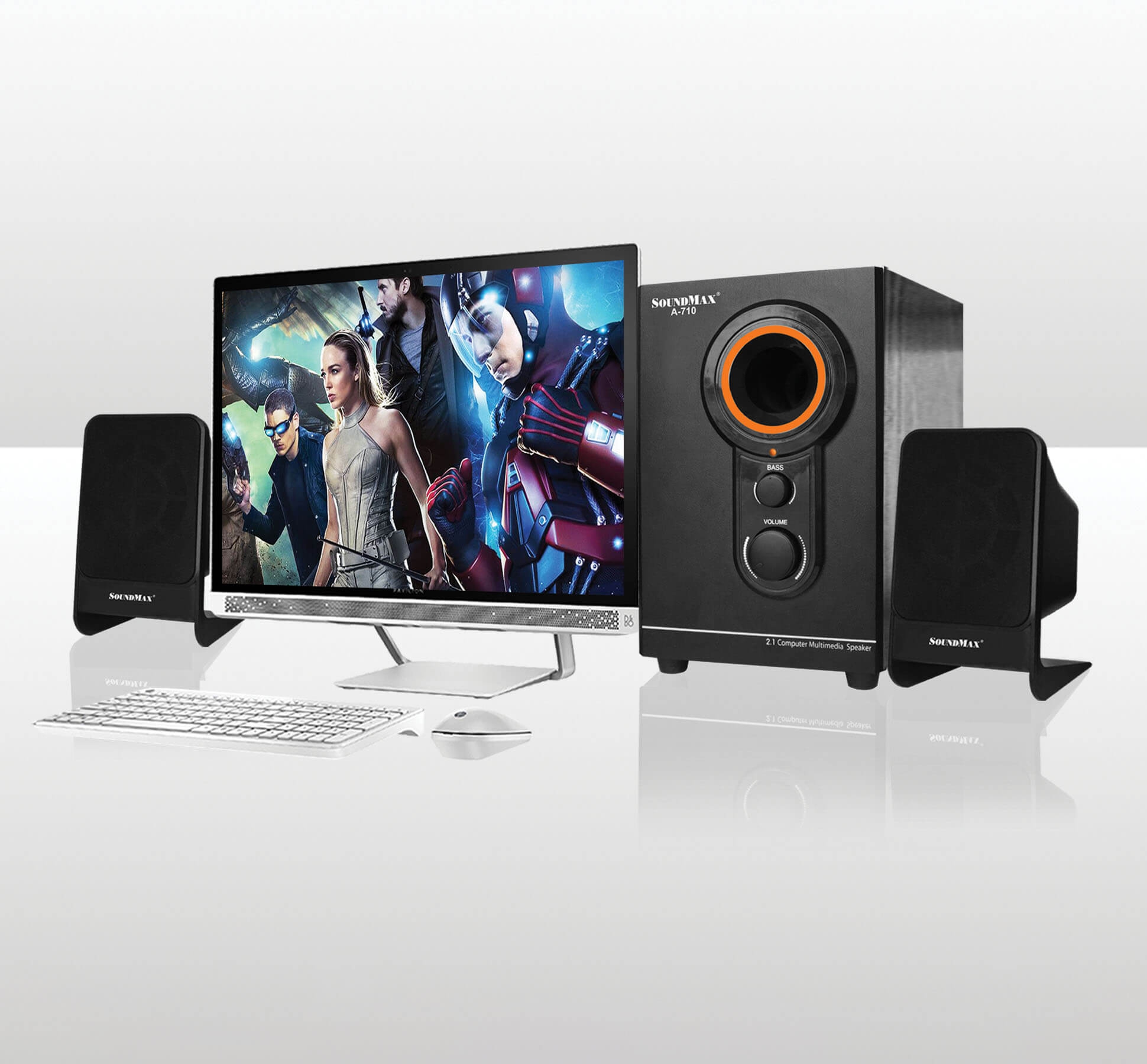 Loa SoundMax A710 (2.1) 20W 1