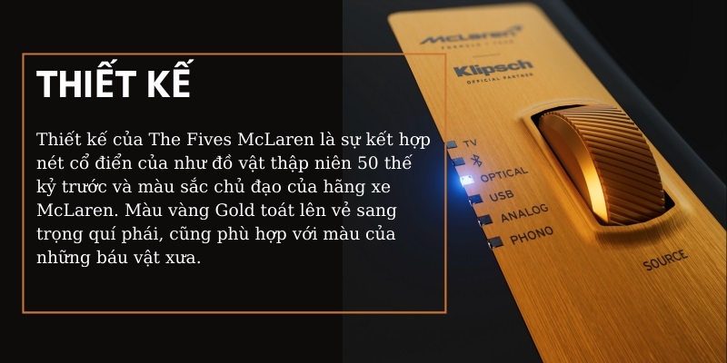 Loa Bluetooth Klipsch The Fives McLaren Edition