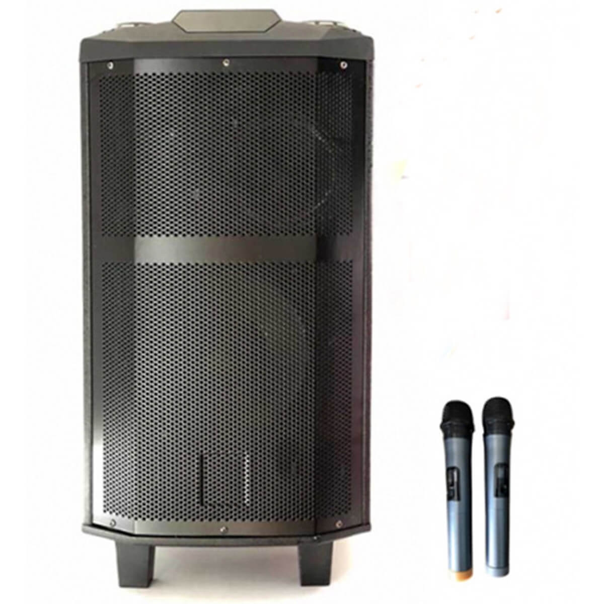 Loa Kéo Đi Động Karaoke K5 Có 2 Bass Kèm 2 Micro
