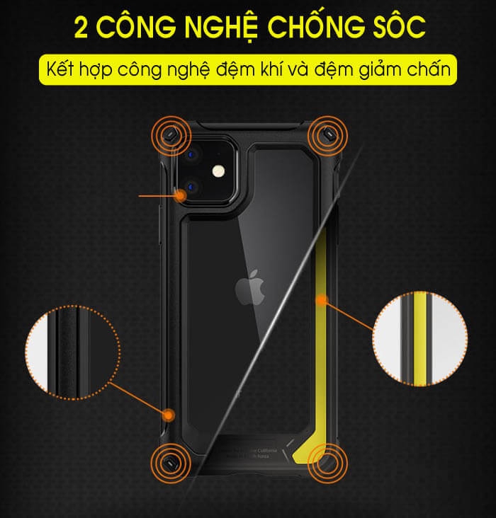Ốp Lưng iPhone 11 Pro Max Spigen Gauntlet 4