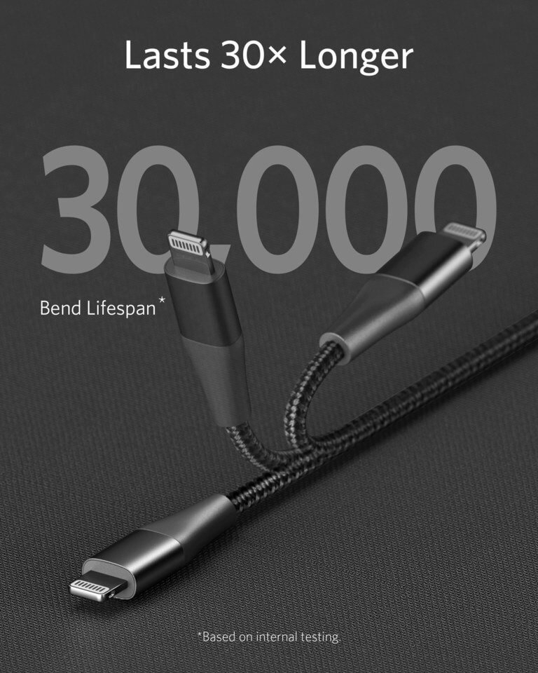 Dây Cáp Sạc USB - Type C To Lightning Chuẩn MFi Cho iPhone Anker PowerLine+ II 0.9m - A8652 2