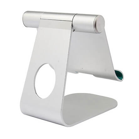 Giá Đỡ Máy Tính Bảng Bằng Nhôm Có Thể Xoay 270 ° Cho iPhone iPad