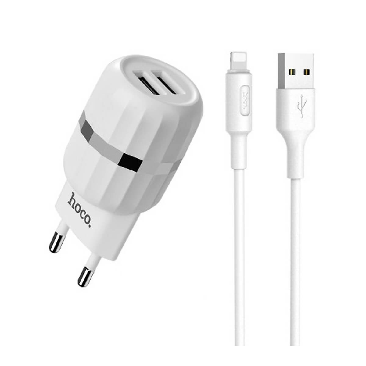 Bộ Cốc Và Cáp Sạc Nhanh 12W (2.4A) - Hoco C41A