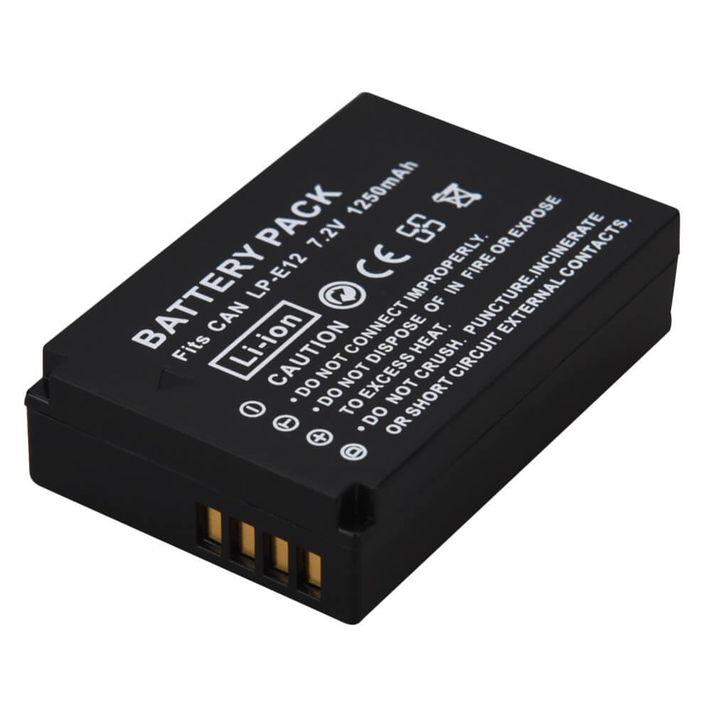 Pin Canon LP-E12 1250mAh Cho Canon M10 100D Rebel S1 M M2 M50 M100