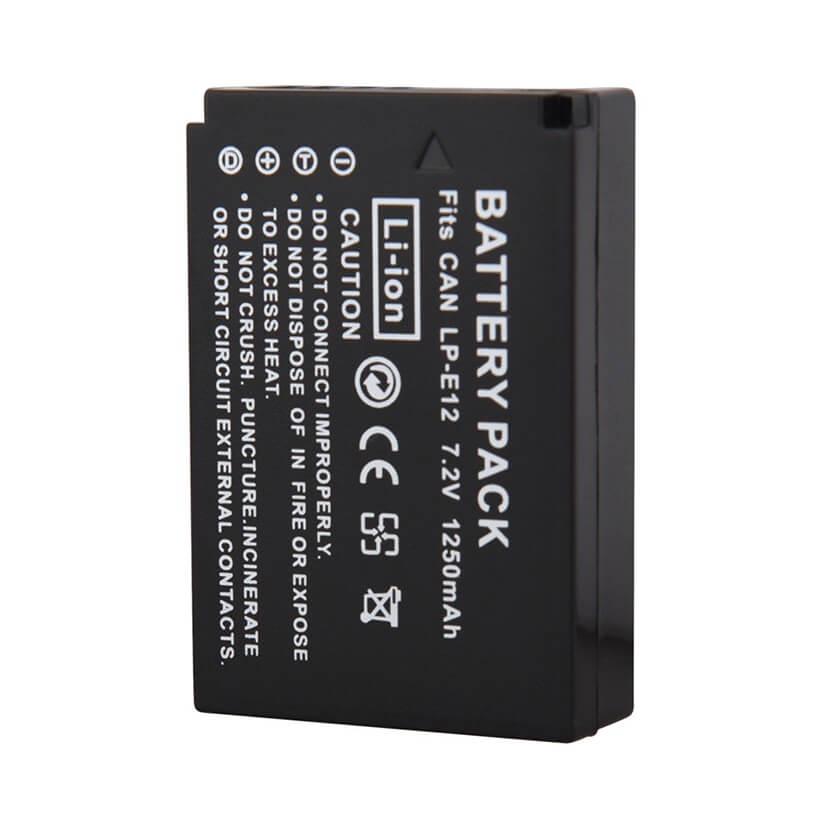 Pin Canon LP-E12 1250mAh Cho Canon M10 100D Rebel S1 M M2 M50 M100
